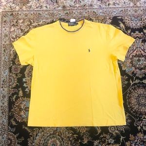 Polo Ralph Lauren Men's Short Sleeve Collared Polo Shirt Yellow Men’s Size Large